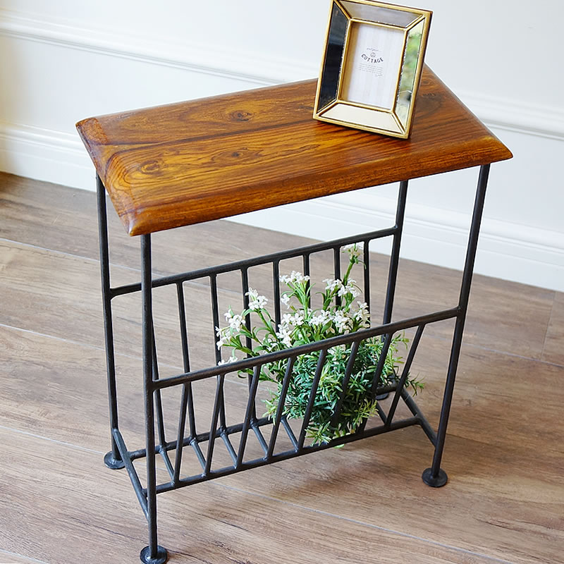 【アントステラ】　希少　ミニテーブル付きマガジンスタンド アントステラ】 希少 ミニテーブル付きマガジンスタンド アントステラ