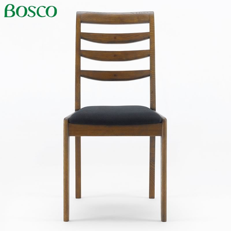 Bosco ボスコ 家具 ダイニングチェア DB ダークブラウン色 椅子 シンプル モダン家具調の自然派シリーズ 北欧 ミッドセンチュリー家具 おしゃれ Dining Chair｜輸入家具・雑貨の専門店　木楽館