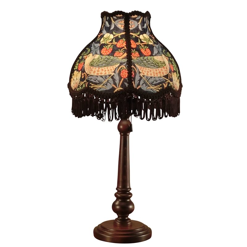 楽天市場】ウィリアムモリス テーブルランプ Strawberry Thief いちご