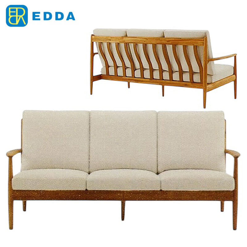 北欧スタイル家具 EDDA エッダ 3PSofa 3人掛けソファ LS30303A シンプルモダン 北欧 ミッドセンチュリー ヴィンテージ家具｜輸入家具・雑貨の専門店　木楽館