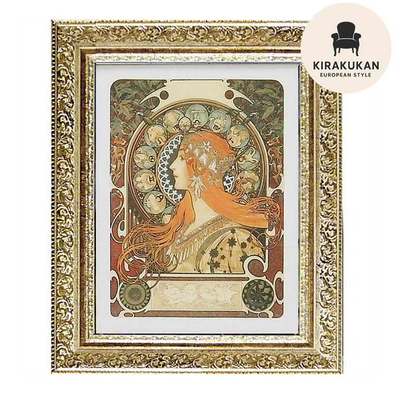 【高級額装】【美品】ミュシャ詩 ナンバー入り muchabookb-w.jpg?fitin=720:720