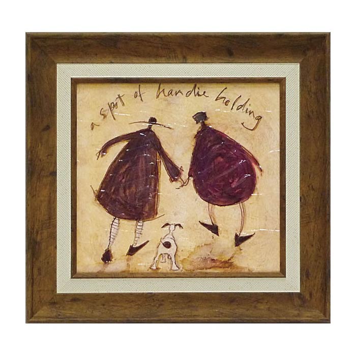 サムトフト「手と手」ST-05021 Gel加工 Sam Toft 絵画 インテリア
