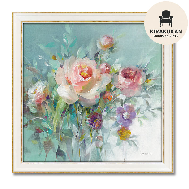 楽天市場】絵画 ダンフイ ナイ「サマー ガーデン ローズ」 アート