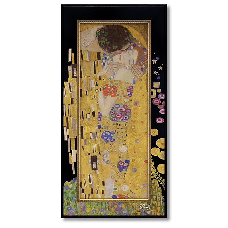 楽天市場】絵画 インテリア グスタフ クリムト 接吻 絵画 「 ザ