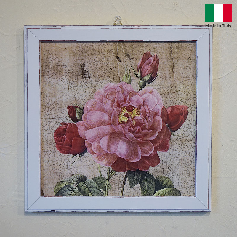 楽天市場】絵画 インテリア ルドゥーテ 薔薇 花 額絵 楕円 B