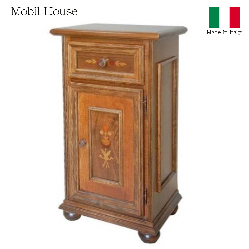 楽天市場】イタリア家具 クラウディオ 小サイドボード FAX台 電話台