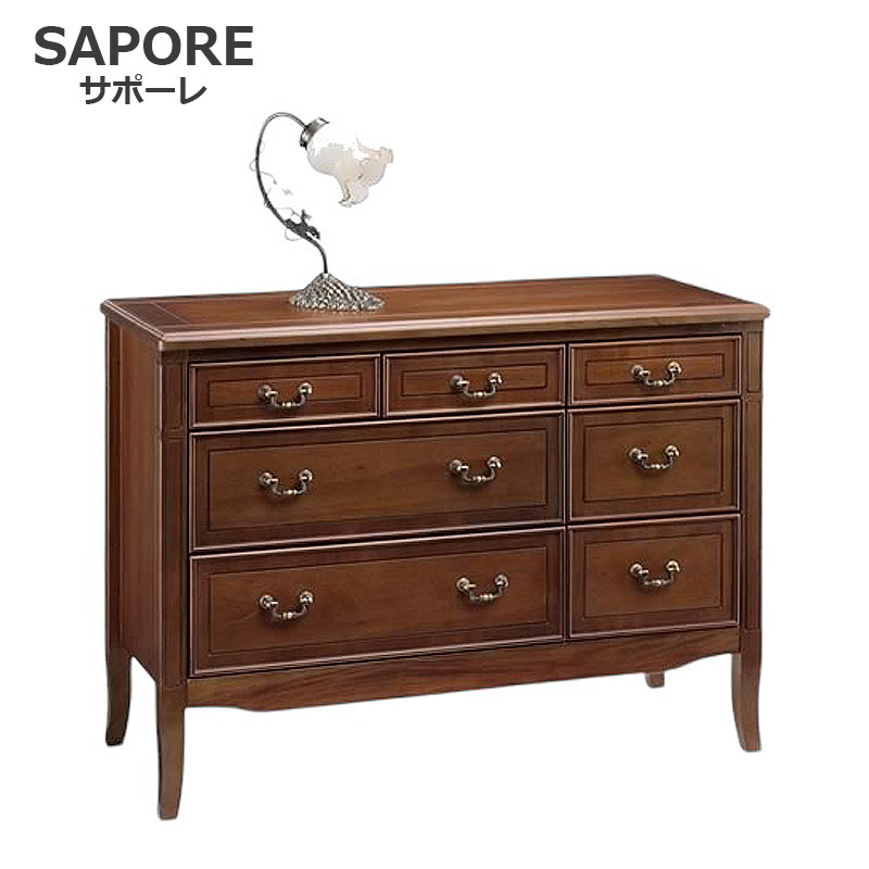 美品　アンティーク調　3段チェスト　アクセントチェスト HAGiHARA（萩原） チェスト 3段 幅42cm 完成品 収納 収納家具 書類