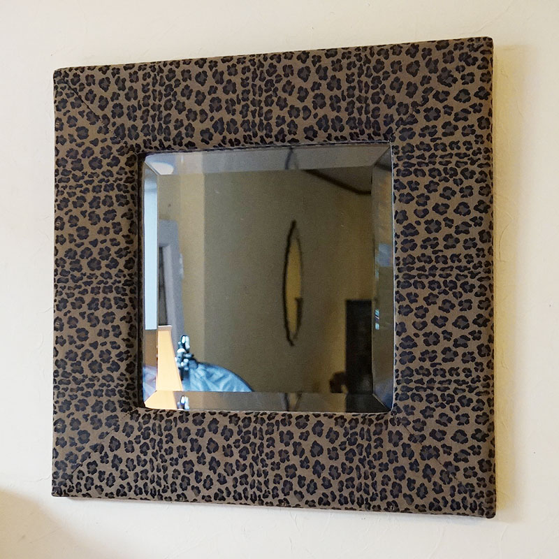 レオパードアート ミラーフレーム付き レオパードアート ミラーフレーム付き - メルカリ