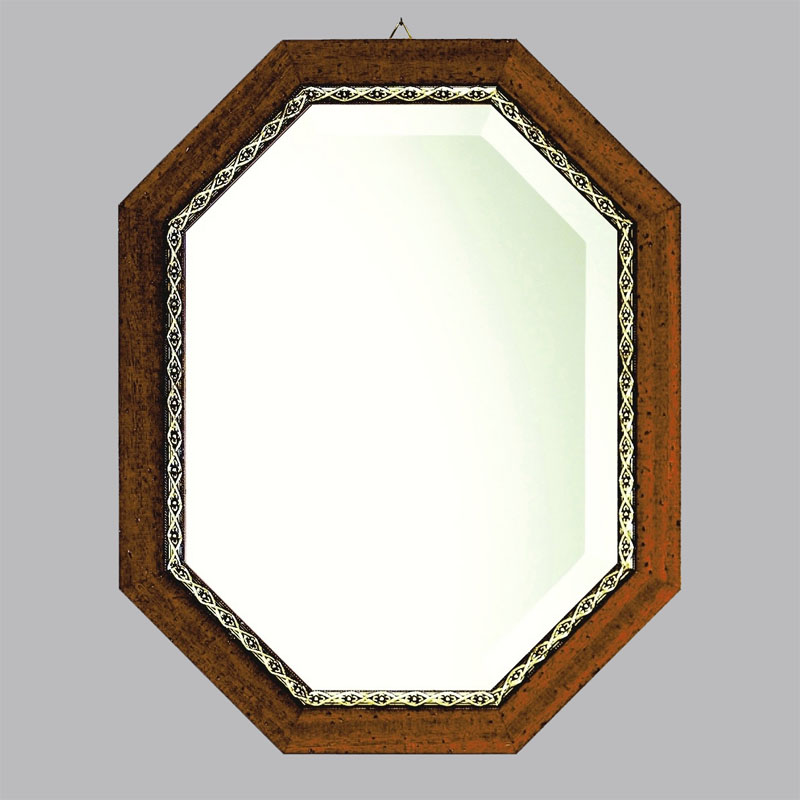 【楽天市場】鏡 壁掛け イタリア製 八角ミラー 鏡 木製 開運 風水 八角鏡 ウォールミラー【 送料無料 】 鏡 壁掛け おしゃれ 八角形 鏡