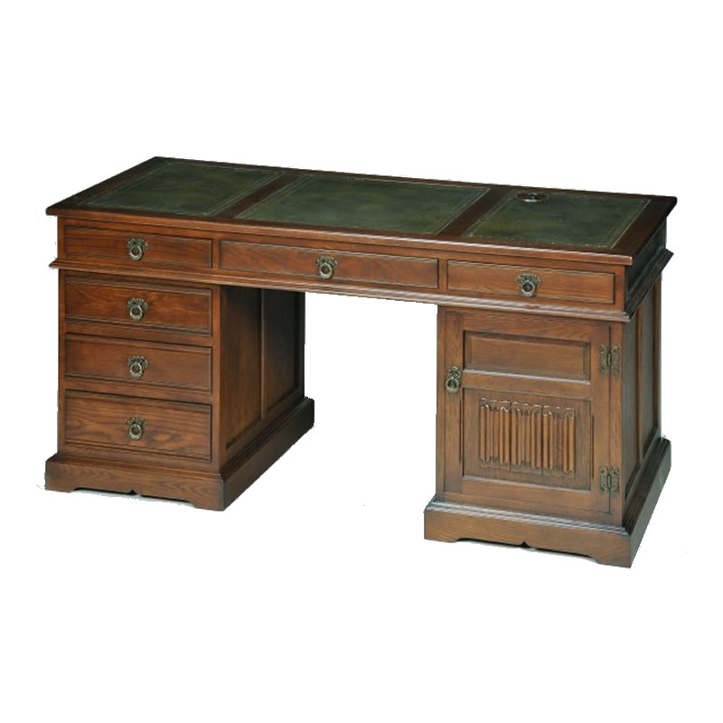 Kirakukan Old Charm Oldcharm Pedestal Desk Flat Desk Both Sleeves