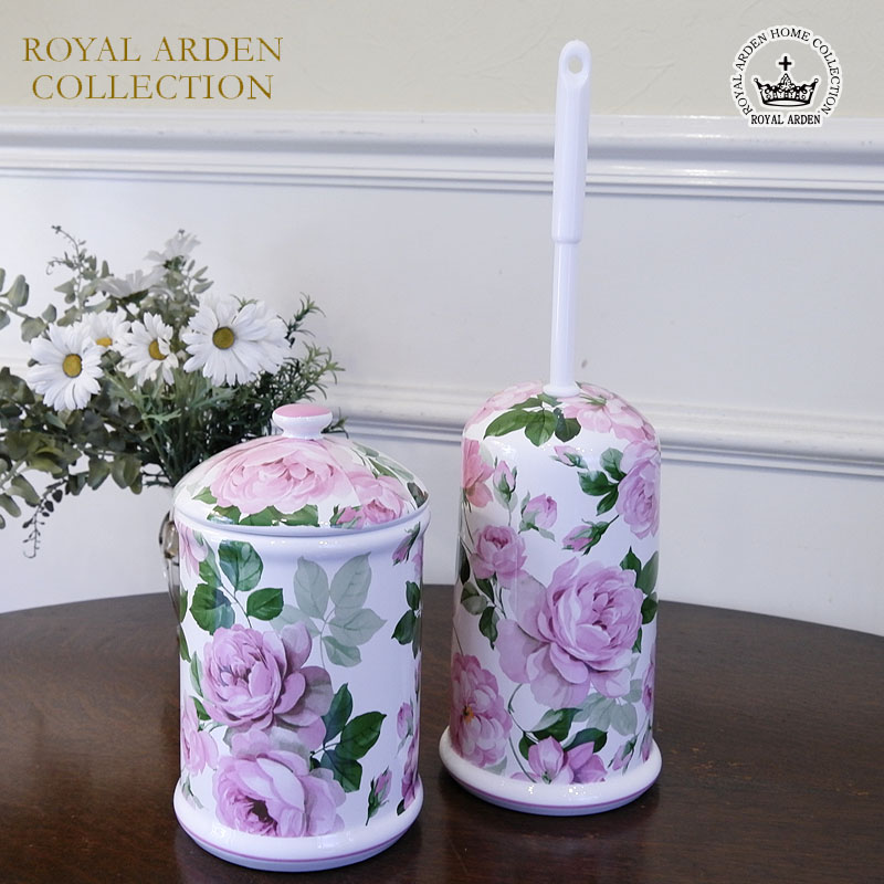 楽天市場】トイレブラシ 陶器 ロイヤルアーデン ピンクローズ