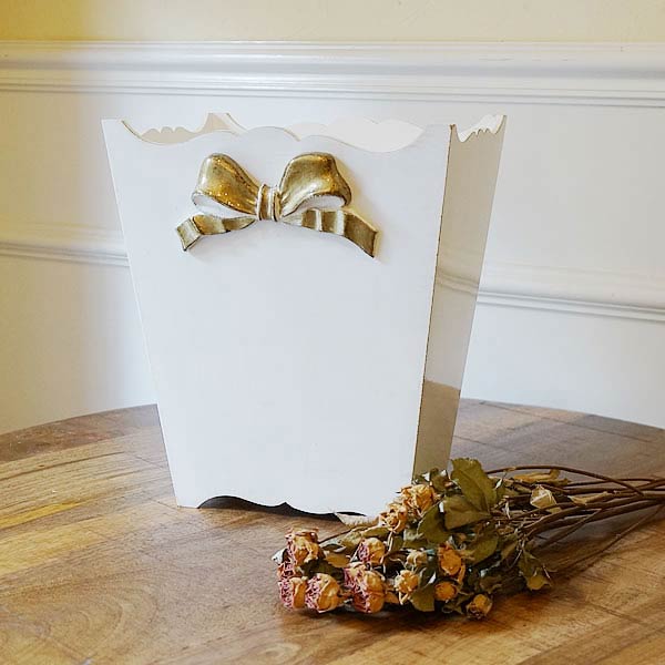 SOLDI ソルディ ゴールドリボンティッシュボックス シャビー風　イタリア製 SOLDI ソルディ ゴールドリボンティッシュボックス シャビー風