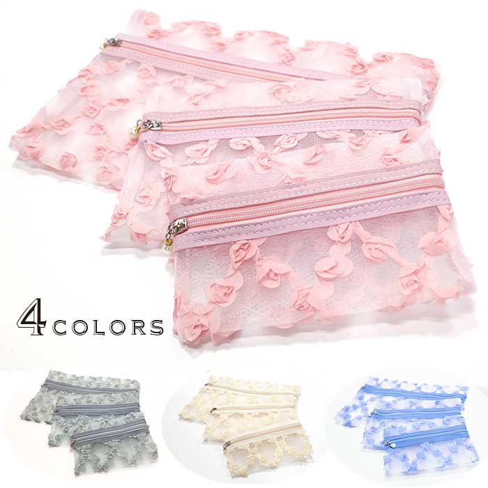 FEILER☆ ピンク花柄メッシュポーチ3点セット♥ 楽天市場】【3点セット】メッシュポーチ(エスニック風) 3color