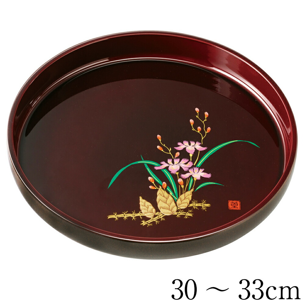 江戸時代 木製金蒔絵唐草文地 お盆 漆器 お盆のみ金額 お客様希望