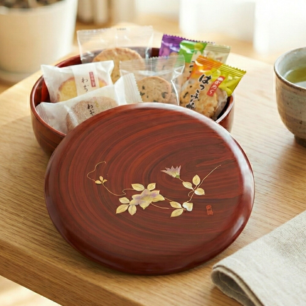 楽天市場】本欅菓子器 ケヤキ 送料無料 漆器 漆器鉢 木製菓子器 天然木