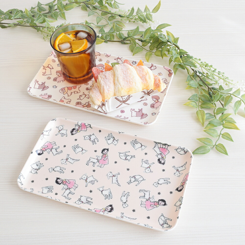 楽天市場】小森樹脂 アルプスの少女ハイジ クリアプレート18cm