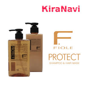 楽天市場 送料無料 Fiole フィヨーレ Fプロテクト リッチタイプ ヘアシャンプー 300ml ヘアマスク 0g セット Kiranavi楽天市場店