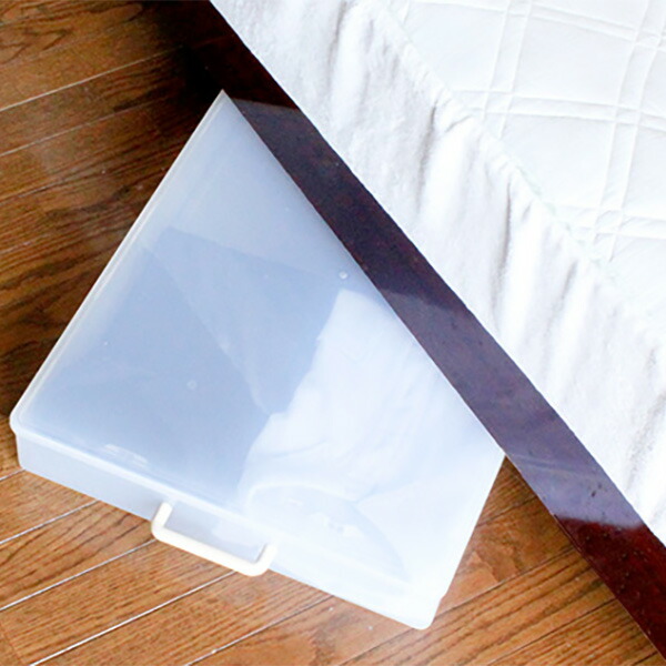 楽天市場 送料無料 ポイント10倍 ベッド下 収納ケース 薄型 プラスチックの店キララ