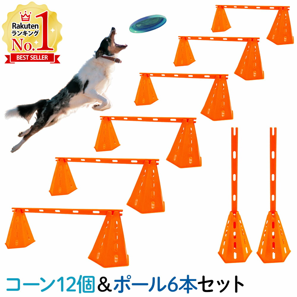 犬 ドッグアジリティ ジャンプバー 障害物 自立・組立式
