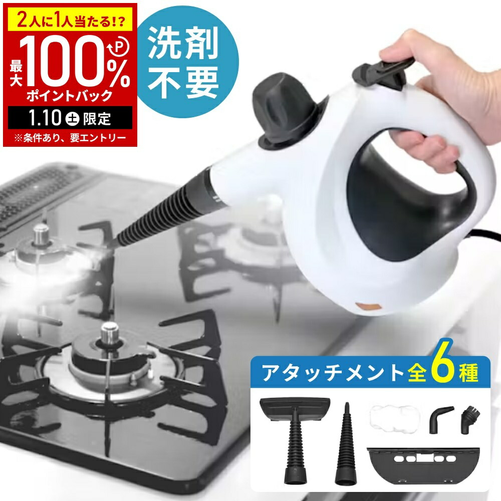 楽天市場】ハンディスチームクリーナー SCM-100 アースマン EARTH MAN