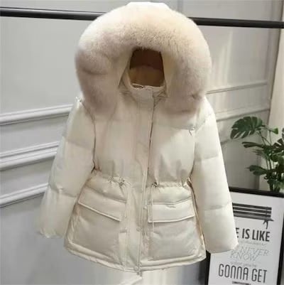 韓国流行り物 防寒上衣 小っちゃい表現スタイル タートルネック ゆったりする 生あたたかい 朦々たる 厚地の外套 途轍も無い大いさ レディースファッション-コート・ジャケット