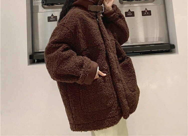 ジャンパー・ブルゾン春 ニュースタイル 裏起毛 厚手 おしゃれ 流行り トップス 着痩せ 高級感 ジャケットライダース 裏起毛ファッションフリースで決まり! ジャンパー・ブルゾン 裏起毛ファッション|キラリラ店