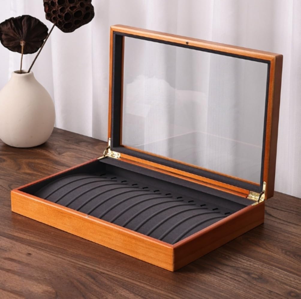 楽天市場】NUOLUX透明蓋付きジュエリーオーガナイザーボックス14インチ