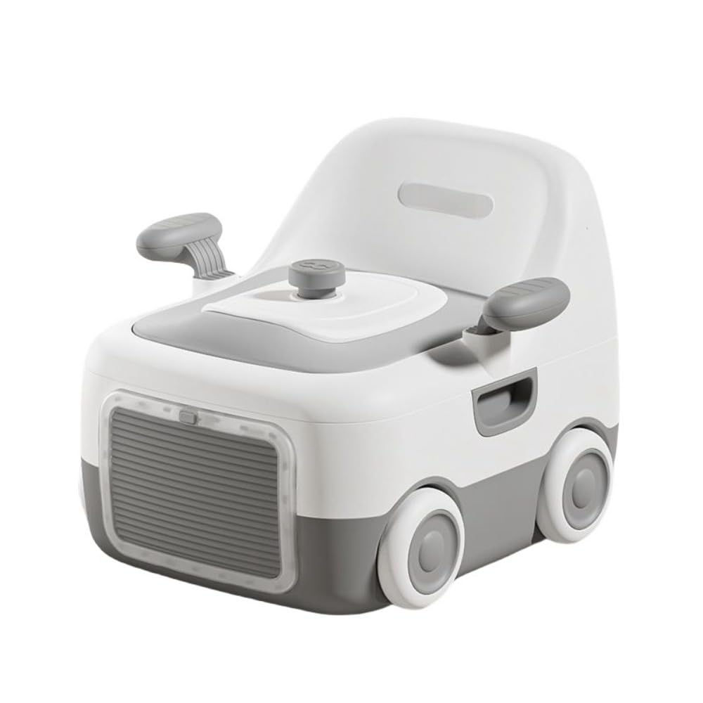 子供用トイレ ベビートイレトレーニング補助便座 車型 【ソフト便座・肌に優しい・抗菌・防臭・お手入れ簡単】 滑り止めハンドル 取り外し可能なベビートイレトレーニング器具 幼児・子供用 簡単取り付けで漏れ防止 トイレ練習補助デバイス 1 ～6 歳 女の子 男の子 ブルー｜キラリラ店