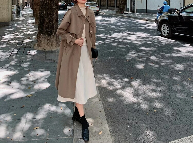 早め者白星 ロング事業部 トップス 好いたらしいである 厚地の外套 チェスターコート 書き割り ギャザリング