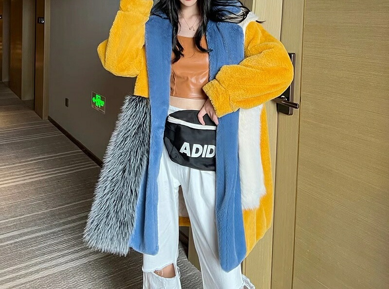 アウターファーコート ロング丈 コート アウターロング丈 モコモコ ファーコート レディース 大人 カジュアル 膝下丈｜キラリラ店