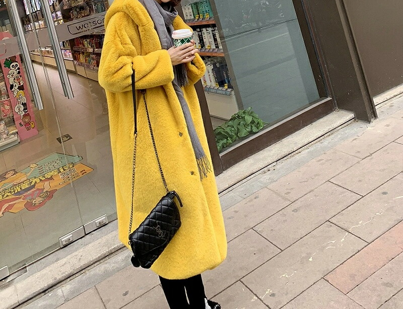 AWアウター秋冬 新作 人となり 百掛け 厚地の外套 朦々たる ボンネット付き添い人 防寒 朦々たる 厚地の外套 アウター 馬鹿でかい大きさ ロング厚地の外套AWアウター 裏起毛流行り物