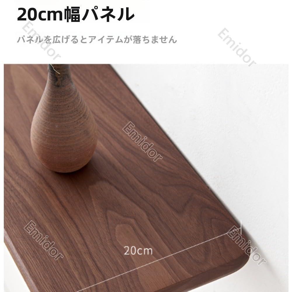 フローティングシェルフ、ウォールシェルフ、飾りつけ、ウォール中毒者醇乎たる材、見せびらかすゲーム盤、据え置き飾り気の無い、リビングお部屋、臥し所、御厨子所の介護ホーム飾りつけに至適 (60*20*2コマーシャル)