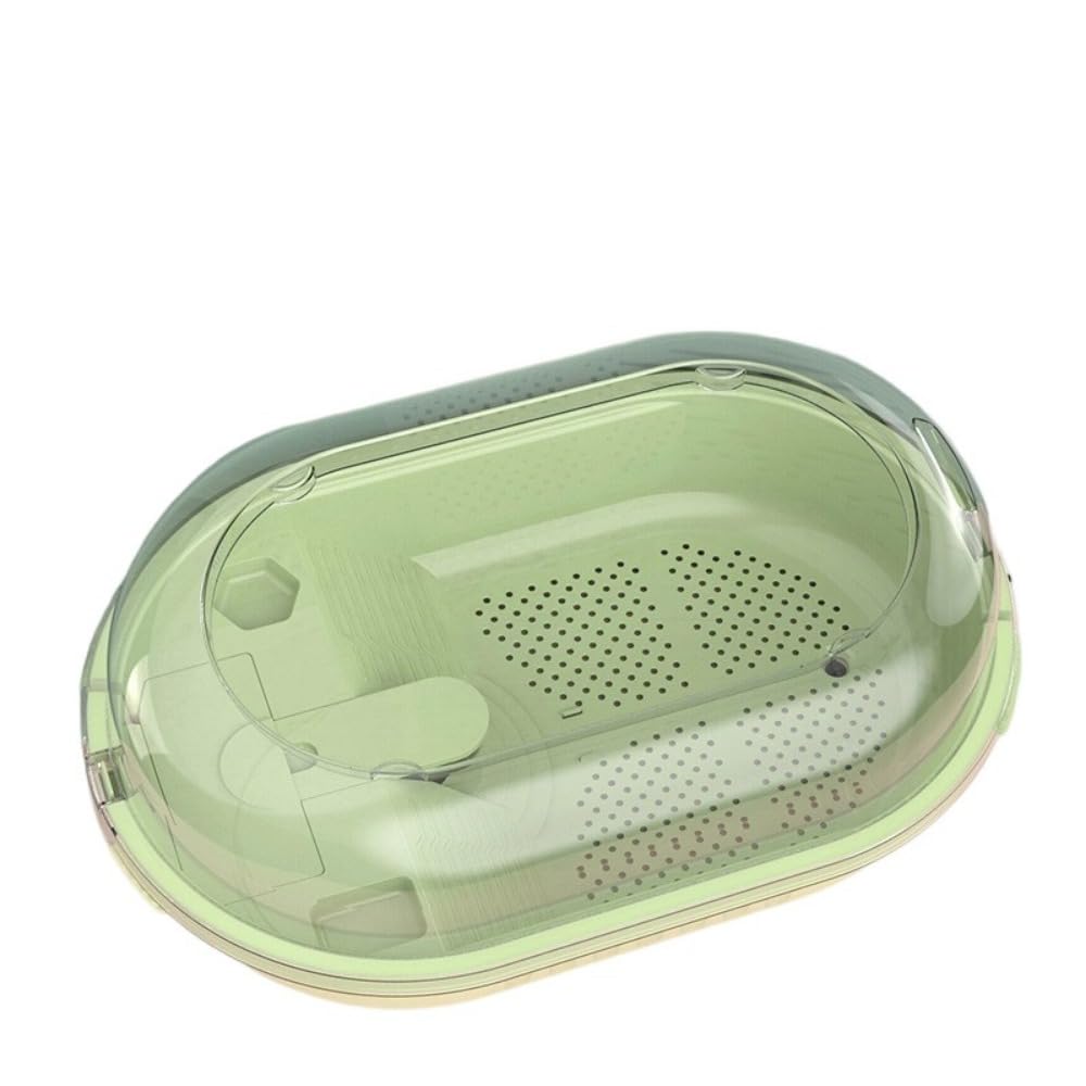 亀の水槽 亀の 亀の楽園 亀のの生息地の360度ビュー (フィルター,M:50.2*33*23.6CM)|キラリラ店