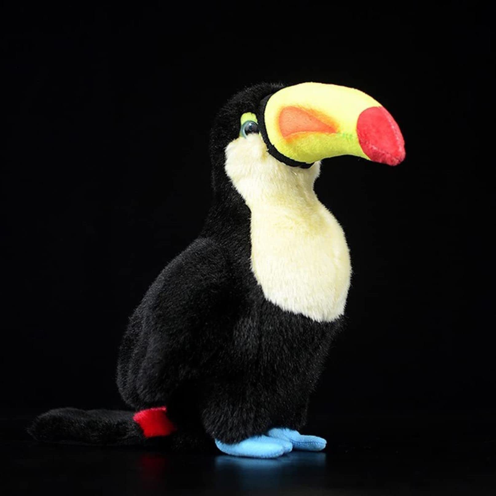 抱き枕 ぬいぐるみ オオハシ 抱枕 縫い包み 可愛い 手作り 人形 おもちゃ 柔らか 横向き寝 洗える 癒し系 昼寝枕 プレゼント かわいい ふわふわ 贈り物 装飾 誕生日 ギフト ブラック バレンタイン 子供 リアルシリーズ 動物 シミュレーション 24x11cm｜キラリラ店 7,398円