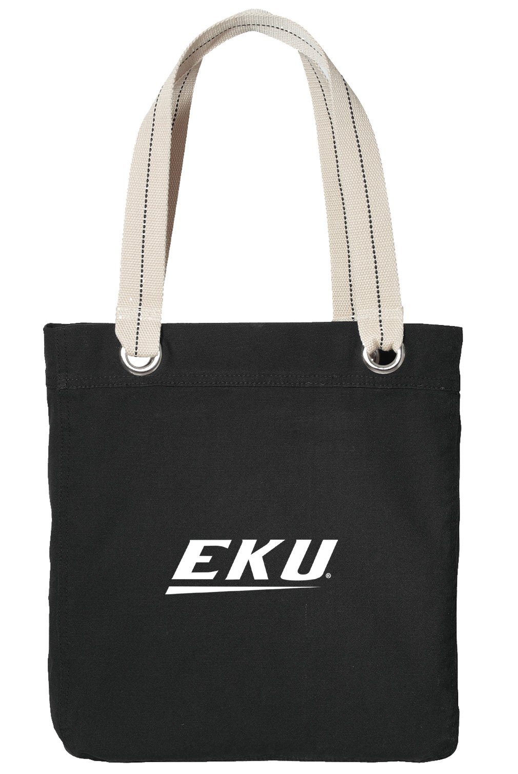 EKU トートバッグ リッチコットンキャンバス イースタンケンタッキーバッグ 黒いこと
