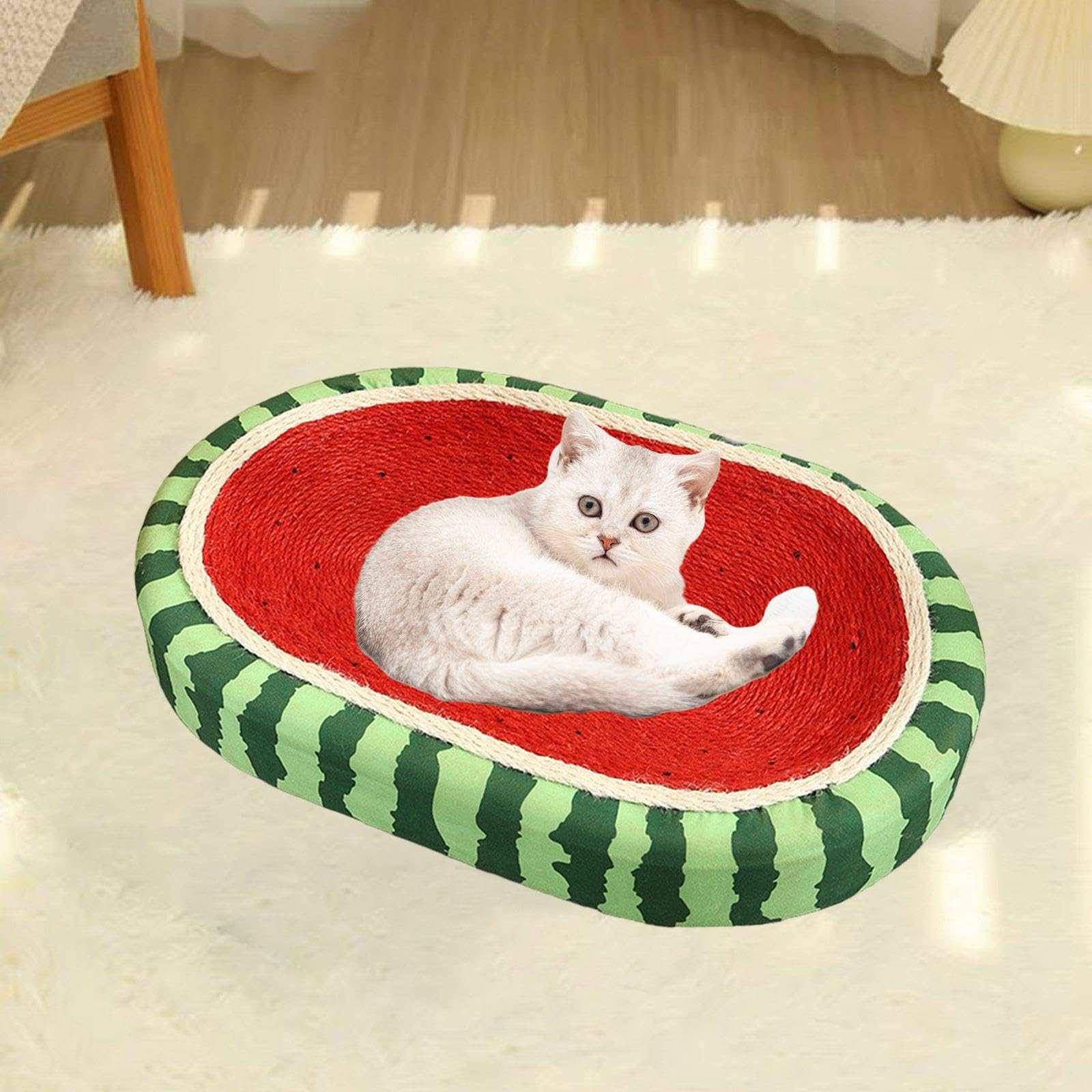2024年新生育・引っ敷き 猫 爪 研ぎ 引っ敷き 猫 つめとぎ サイザル麻 子ネコ用寝床 猫臥榻 猫長いす 調度品打ちこわれる押しとどめる 運動すること機能不全盛りかえす 猫の爪とぎ 猫手あそび 愛玩動物属具, 赤銅色 (赤銅色) 日用品雑貨・文房具・手芸-その他