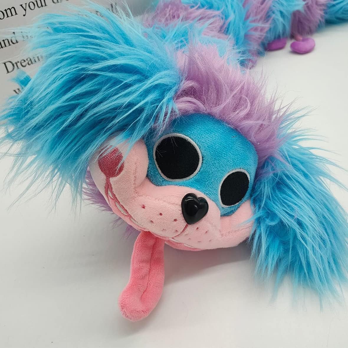 パグピラーぬいぐるみ、ポピー第2章ブンゾバニーぬいぐるみキャタピラーぬいぐるみ、怖いリアルモンスターホラーぬいぐるみ人形、ハギーワギーぬいぐるみぬいぐるみ枕。 (60cm)