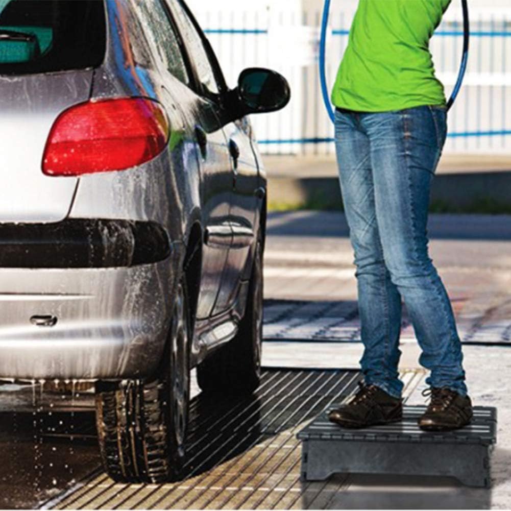 折りたたみ踏み台 折りたたみステップ台 老人 子供用 ステップ台 乗車 ちょっとした高いところに上がるのに役に立ち 玄関 浴槽入り等 滑り止め (ブラック)｜キラリラ店