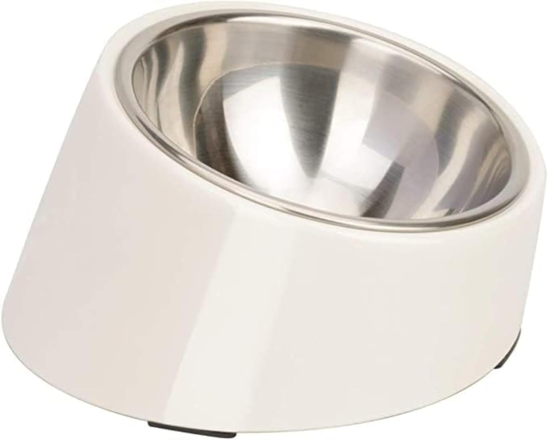犬食器、猫食器、ペットボウル、ステンレス食器ホルダー、傾斜ペットボウル、傾斜犬ボウル、猫ボウル、ペット用品、ステンレス二重層犬ボウル、猫洗面器、犬猫用フードボウル、犬ペットボウル、傾斜ステンレススチール二層ペットボウル ()|キラリラ店