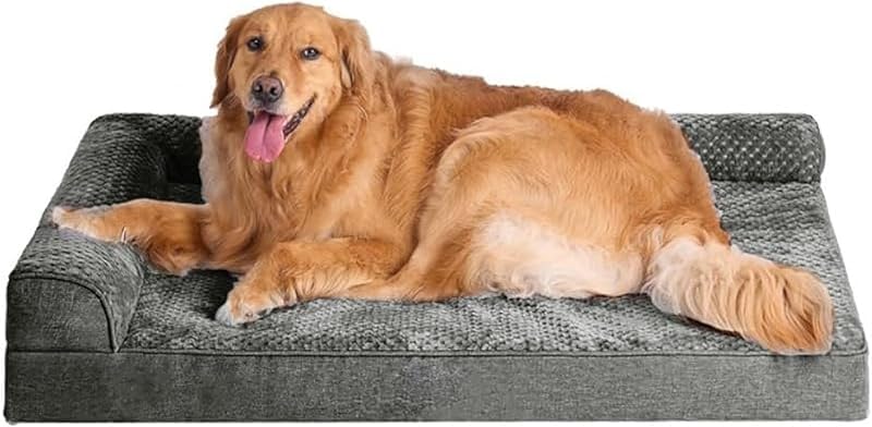 犬用ベッドは取り外して洗うことができ、四季を通じて使えるクッションが付属しており、ゴールデンレトリバー、フレンチブルドッグ、テディベアなどの中型犬や大型犬に適しています。|キラリラ店
