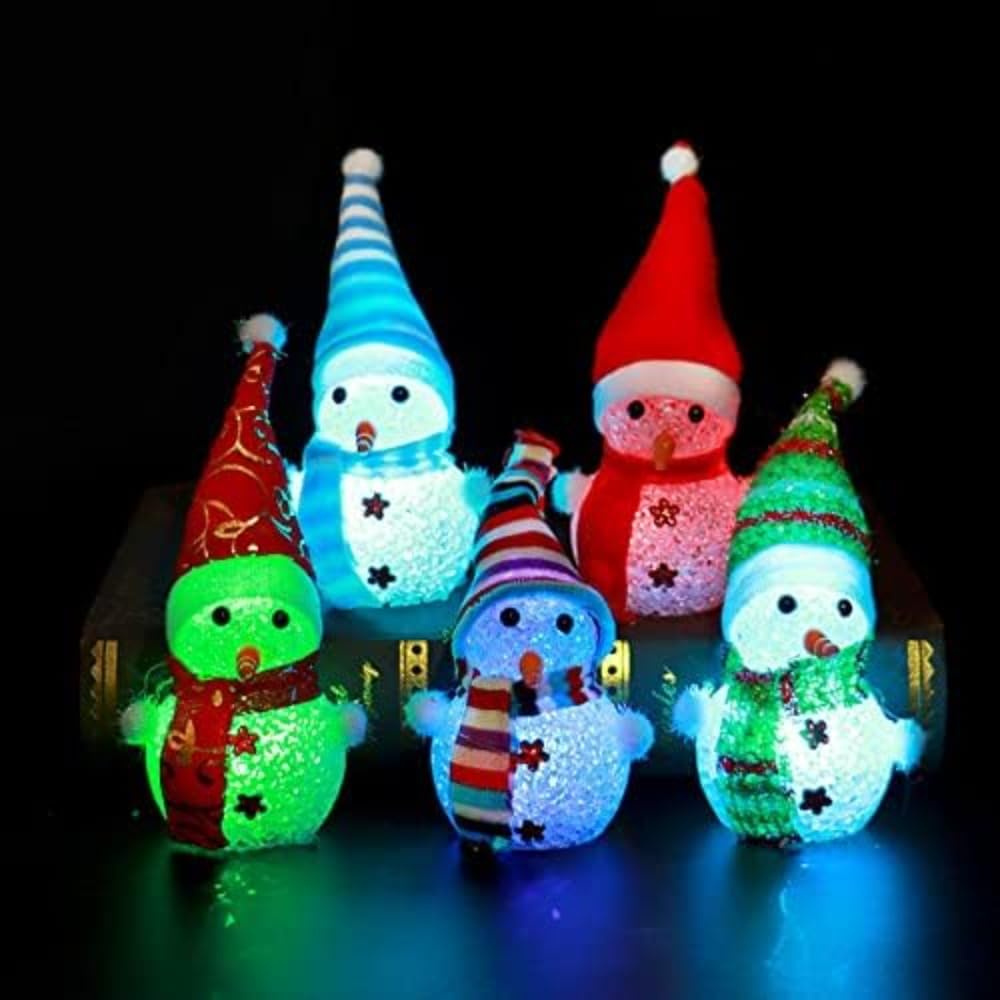 クリスマスともし火 雪達磨 卓上 飾りつけ5個  提灯 蝋燭 提灯 かざり付ける  飾りつけ 卓上飾りつけ 佇まい営造 御部屋 部屋の入り口 飾りつけ