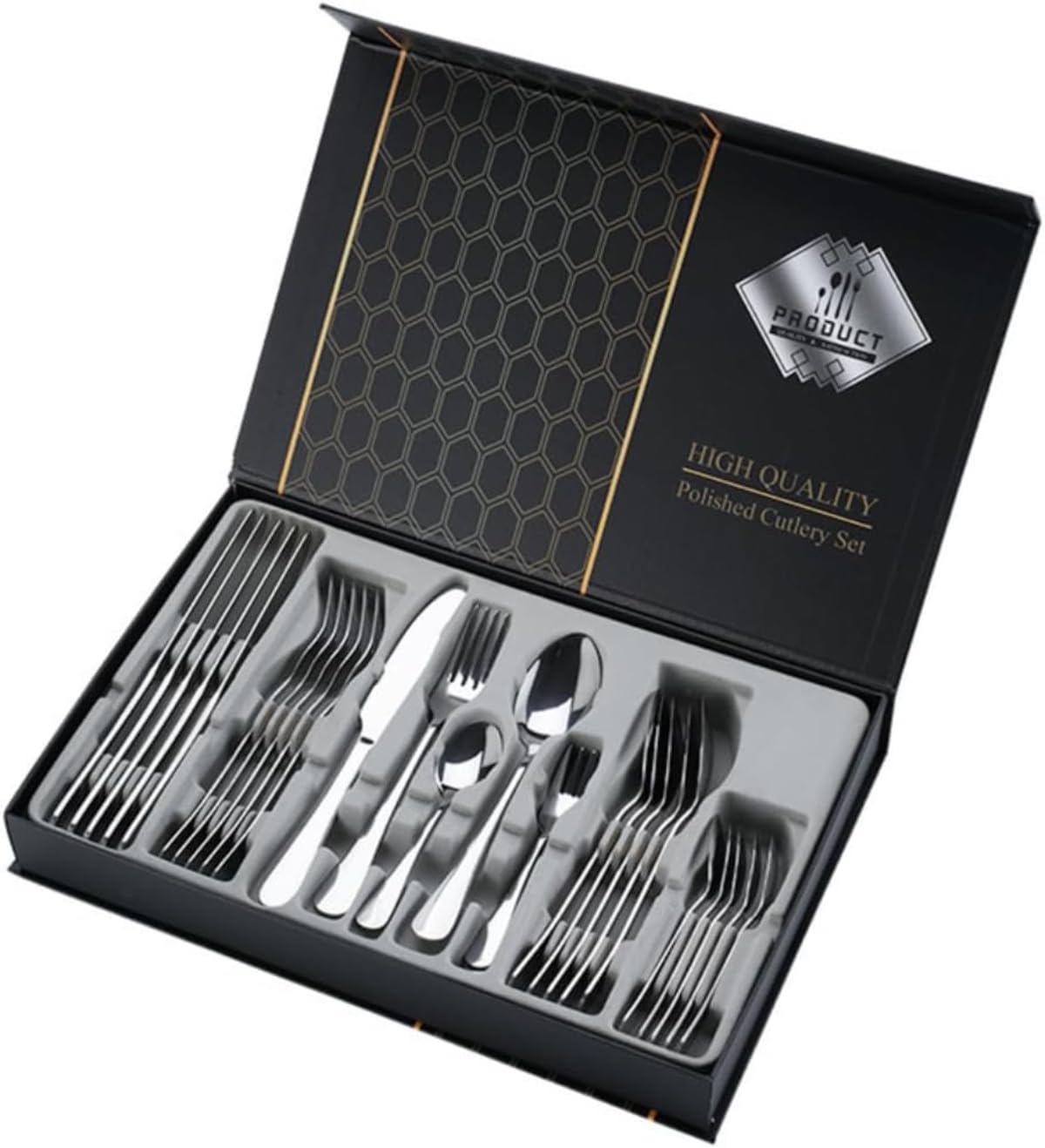 楽天市場】高級カトラリーセット 24本 ステンレス製 食器セット ナイフ