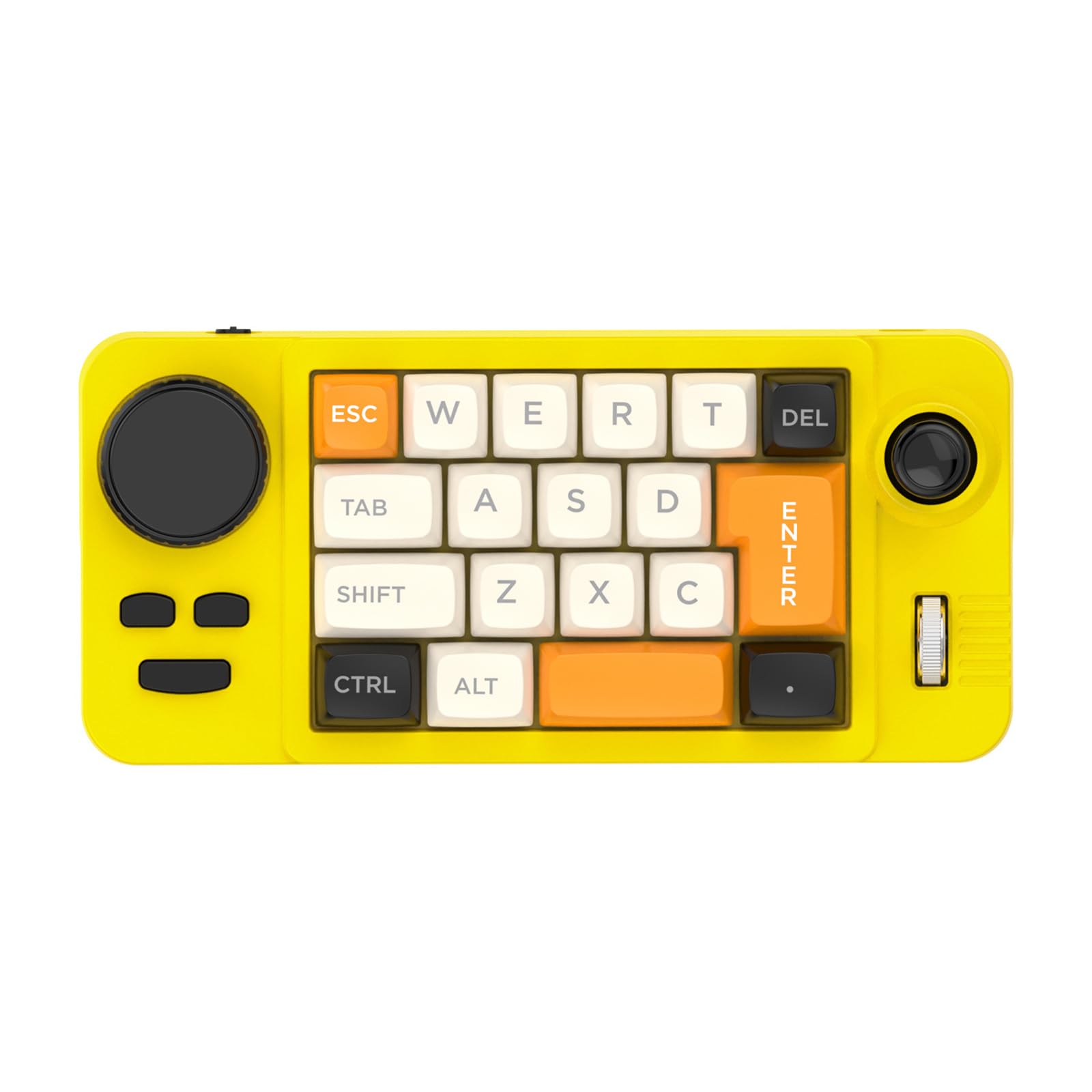 ダブルスクロールホイールメカニカルキーボード19仄めかし小さなキーパッドカラーバックライトプログラマブルジョイスティックホットスワップ能力のあるスイッチホットスワップ能力のあるなゲーミングキーボードカラー照明装置付き添い人 その他-日用品雑貨・文房具・手芸