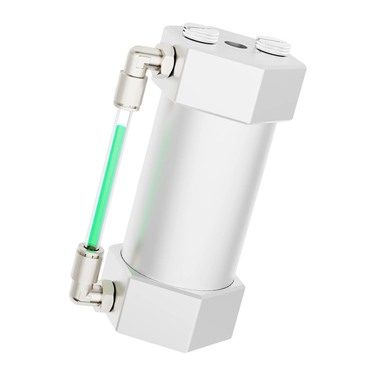軽銀  水冷リザーバー 360 度回転させる窓 100 粍リッター静電容量流動物森閑としたな  流動物