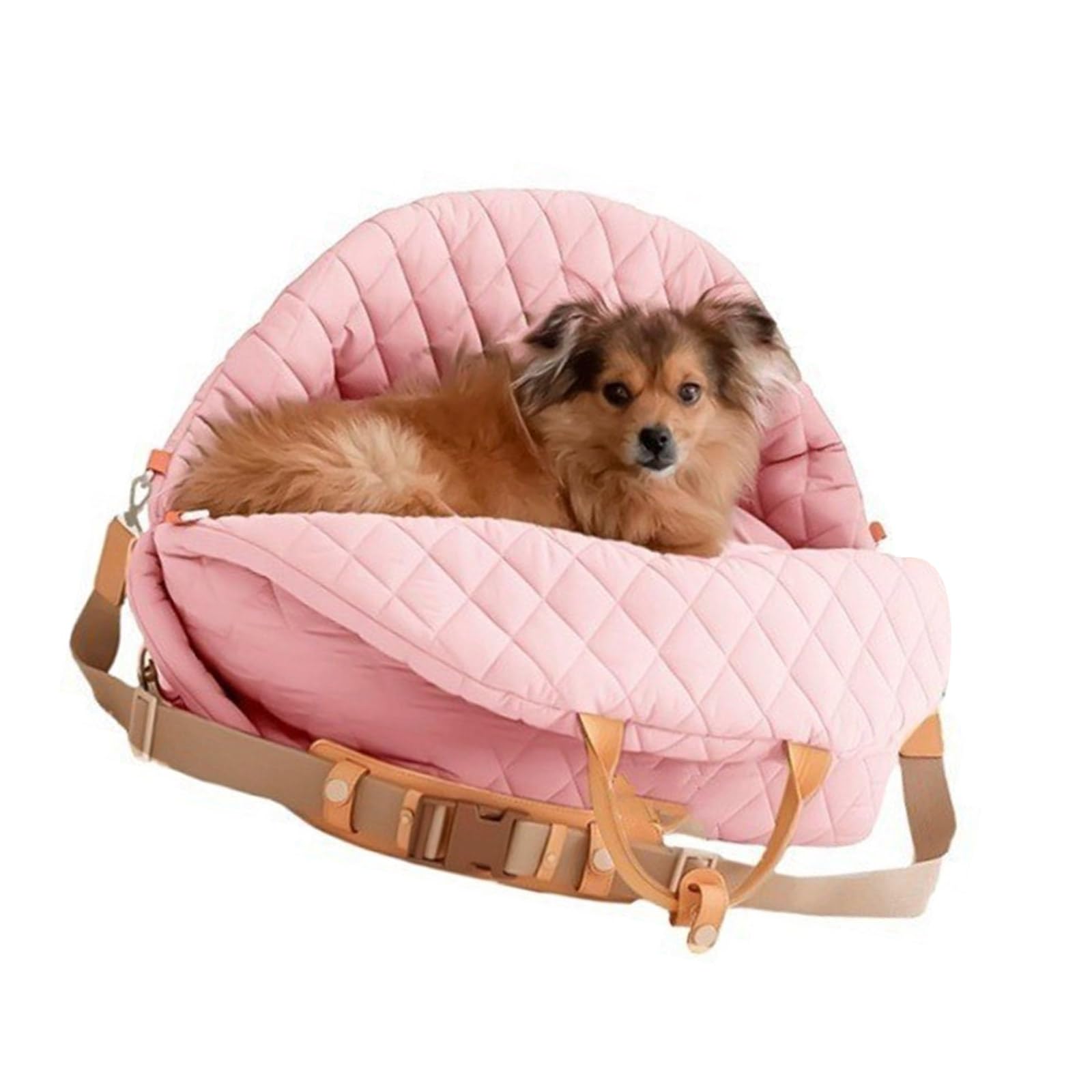 コンバーチブルペットトラベルシステムカーキャリア折りたたみベッド滑り止めベースリング収納ポケット犬アクセサリーダベル保護犬キャリア｜キラリラ店