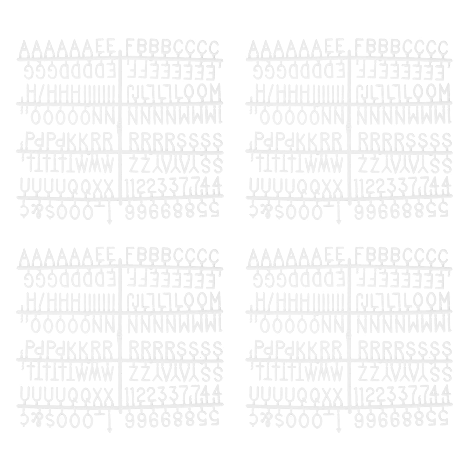 3/4\"水茎の跡ゲーム盤用の文字記号のみ 7個1029フェルト文字記号 レターボードメッセージボード用のユニバーサルなうつり変わり能力のあるな可塑性物質文字記号ゲーム盤 白いこと"