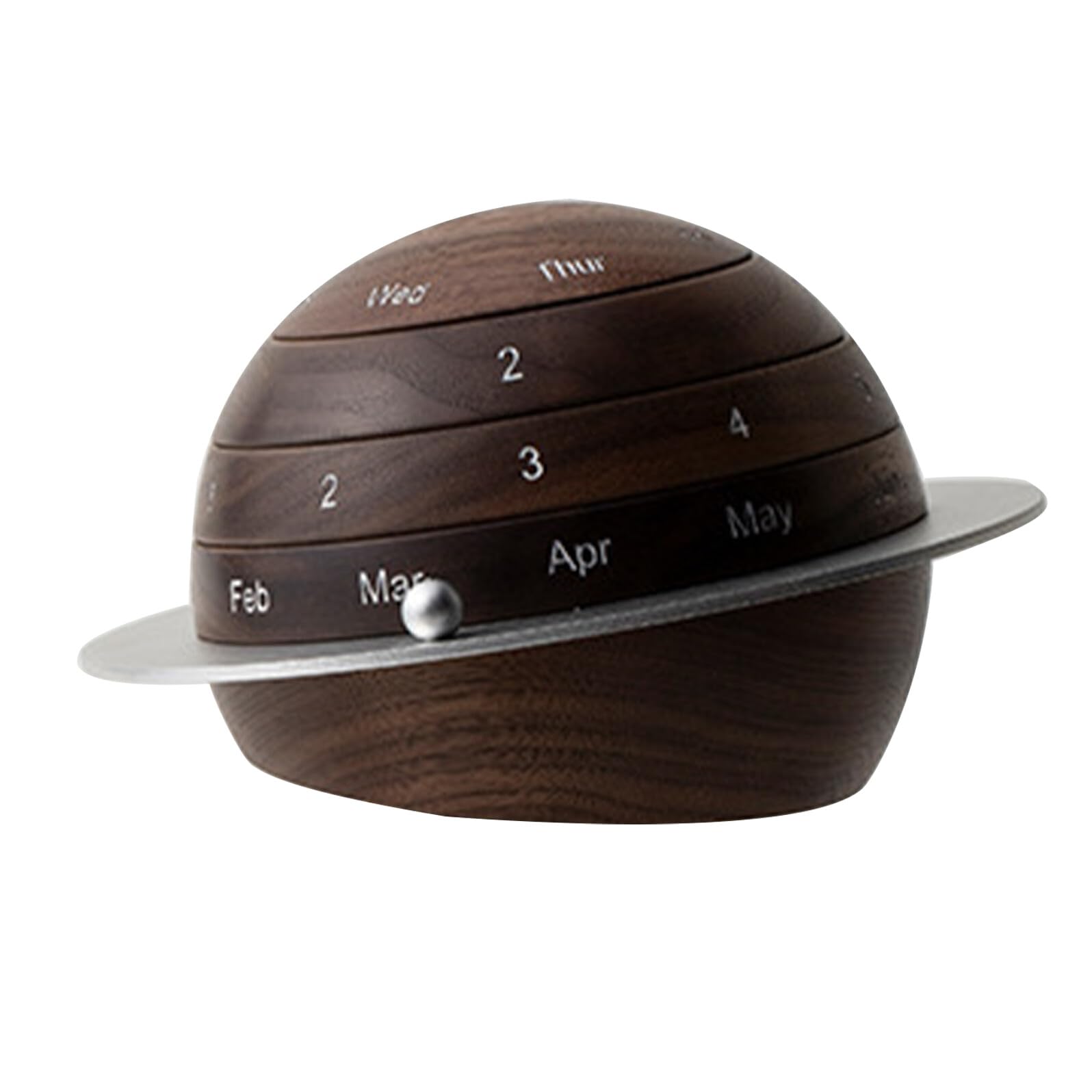 木製回転させる式パーペチュアルデスクカレンダー ヴィンテージ迷い星ひな型 卓上省あき場所かざり付ける 執務室 老人ホーム用果てしがない暦