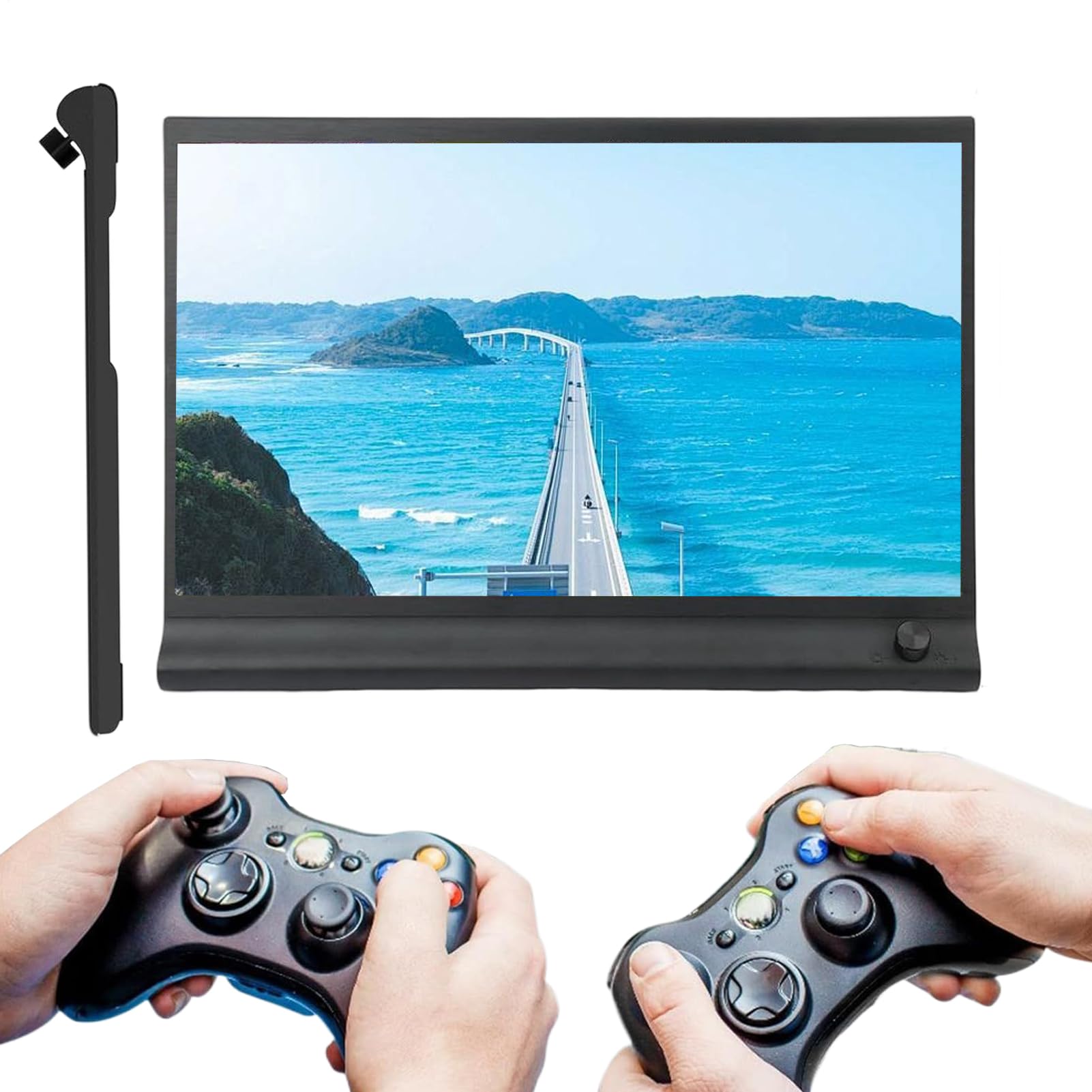 トラベル モニター | トゥルーカラーディスプレイ 39.6,ポータブル トラベル モニター | タブレット、オフィス、メディア、ホーム、室内愛好家、家族向け|キラリラ店