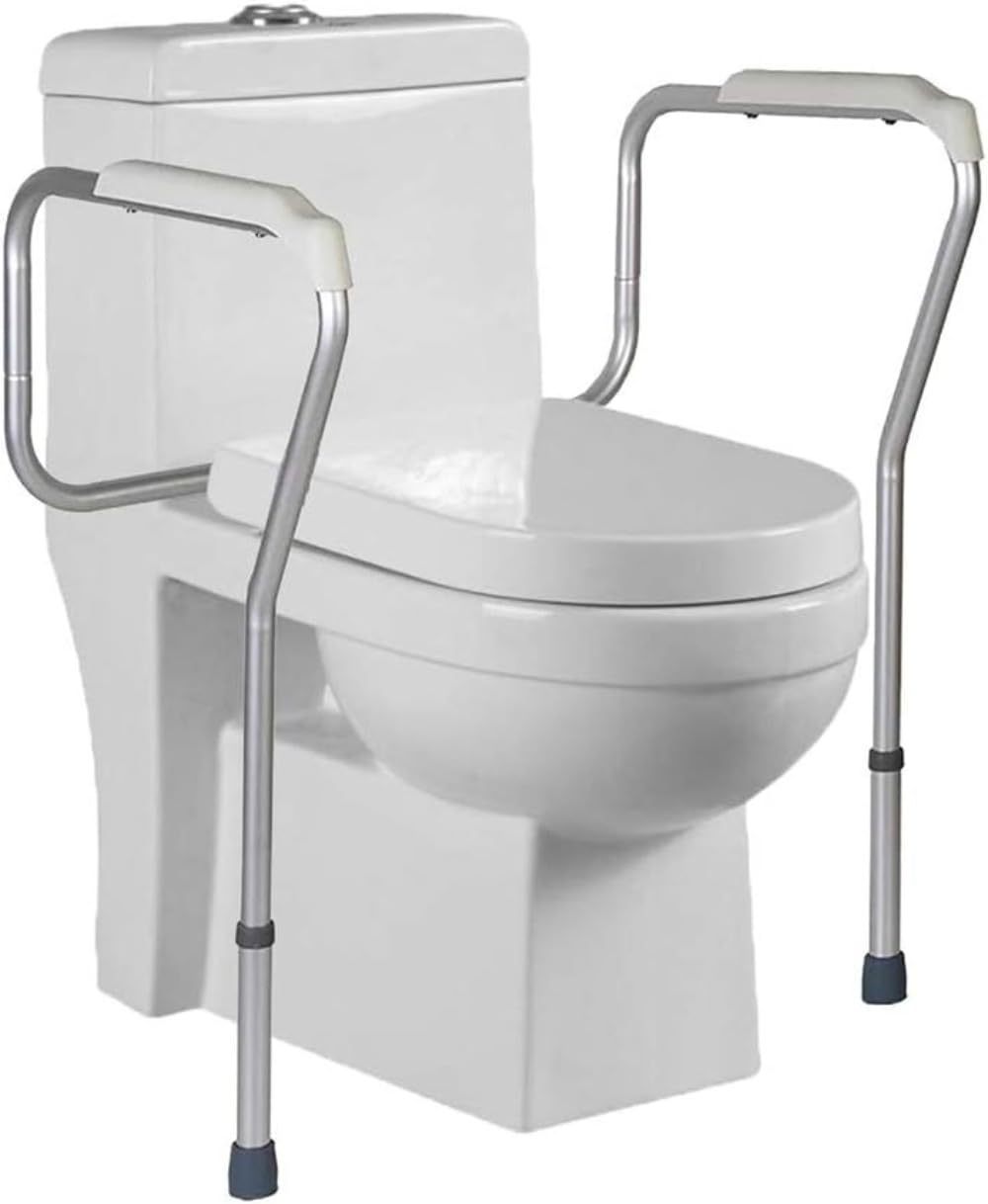 トイレ手すり、 バスルームアシストバー、 調整可能 トイレスタンド、 防錆合金 滑り止め 120をサポート ツール不要のクイックアセンブリ 高齢者、シニア、 無効｜キラリラ店 8,874円