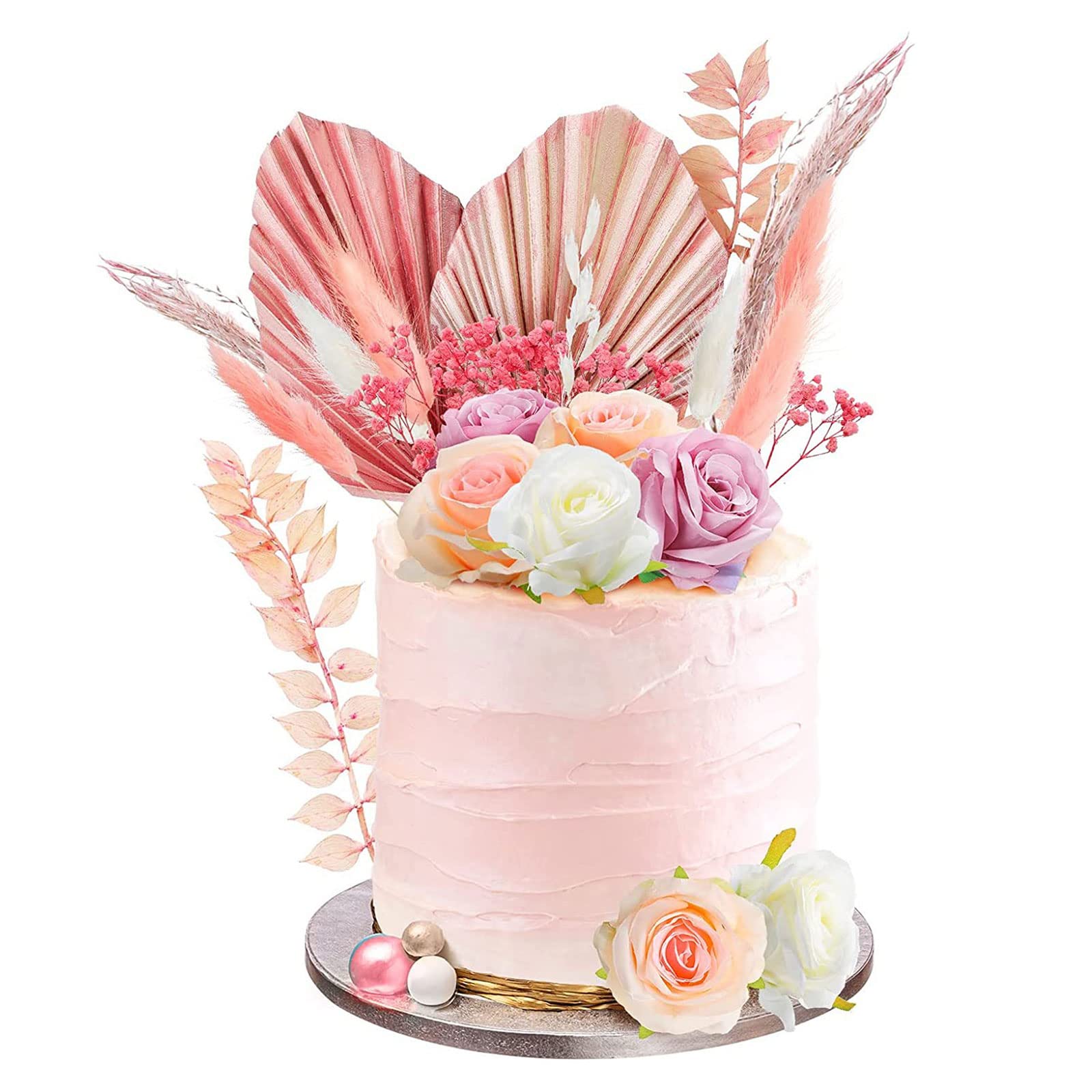西洋菓子造花椰子科の葉カップケーキトッパーハッピーバースデーデコレーションウェディングパーティーふり出し